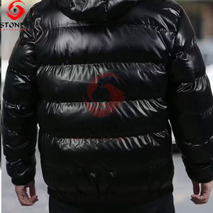 Chaqueta Acolchada de Moda para Hombre, Abrigo de Invierno Térmico, Cortavientos, Ligero, Informal, para Senderismo, Camping, con Cierre Frontal y Capucha - Product Image 6