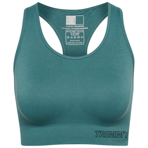 Sujetador Deportivo TRIMMY SPORTS para Niñas, Sin Costuras, Espalda Cruzada, Cuello en V, Soporte Alto, para Yoga y Fitness, Ecológico, Transpirable, de Secado Rápido, Diseño Simple - Product Image 6