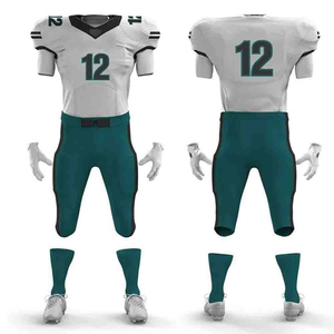 Venta al por Mayor de Conjuntos de Camisetas de Fútbol Americano Unisex para Jóvenes, Diseño 2026, Personalizables con Sublimación Completa, Uniformes Deportivos - Product Image 6