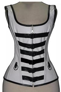 เสื้อครอเซ็ทวินเทจสำหรับผู้หญิง เซ็กซี่ กระชับสัดส่วน ระบายอากาศได้ดี ดีไซน์ทันสมัย ผ้าปักลาย สำหรับสาวพลัสไซส์ - Product Image 4