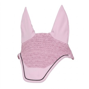 ผ้าคลุมหูม้าสีดำพรีเมียมสุดหรู พร้อมหูแหลมและตกแต่งคริสตัล - Product Image 3