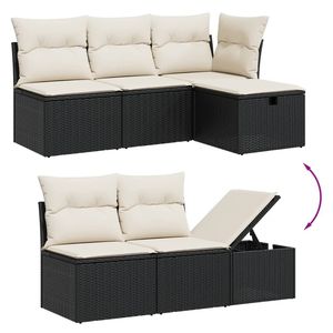 Ensemble de canapés de patio rectangulaires avec pieds réglables, canapés de jardin - Product Image 3