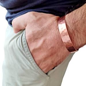 Rose Gold Plated Twisted <b>Copper</b> Alloy Cuff <b>Bracelet</b> Unisex Classic Style Fashion Jewelry men and women <b>bracelet</b> - Product Image 3