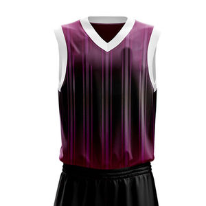 Uniforme de basket-ball unisexe en matériau durable, sans manches, grande taille, respirant, séchage rapide, antibactérien, anti-UV, logo/couleur personnalisés - Product Image 4