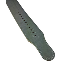 Ceinture de musculation en cuir de vachette imperméable, grise, avec boucle réglable, protection professionnelle, soutien lombaire, entraînement de force, salle de sport