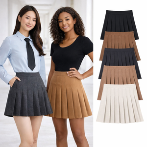 กระโปรงยีนส์สั้นผู้หญิงระบายอากาศได้ดี พิมพ์โลโก้ได้ตามต้องการ ขายส่ง กระโปรงพลีทสำหรับวิ่งออกกำลังกาย กระโปรงมิดิผู้หญิงมีกระเป๋า กระโปรงวิ่งออกกำลังกาย - Product Image 1