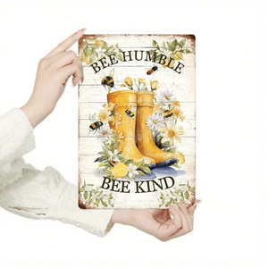 CIFbuy Targa in Alluminio Vintage Rustica 8x12 Pollici, Decorazione Murale a Tema Apicoltura per Servizio Ritiro Temu su TikTok - Product Image 3