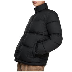 Chaqueta acolchada impermeable de invierno con cuello levantado para hombre al por mayor, chaqueta acolchada personalizada para exteriores, chaqueta acolchada para hombre - Product Image 2
