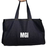 Sac fourre-tout en toile de coton biologique en gros, grand sac de courses vierge réutilisable avec fermeture éclair, personnalisable avec logo imprimé, pour usage quotidien
