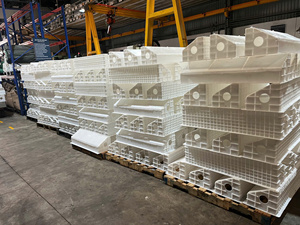 Molde de Plástico PP Directo de Fábrica para Bordillos de Hormigón Prefabricado con Patrones - Product Image 4
