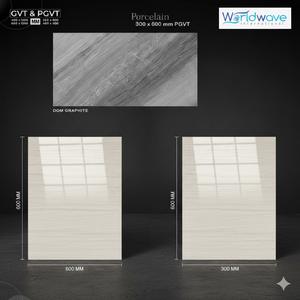 Carreaux muraux en céramique 300x600mm, design marbre brillant, pour intérieurs résidentiels et commerciaux, très demandés mondialement - Product Image 4