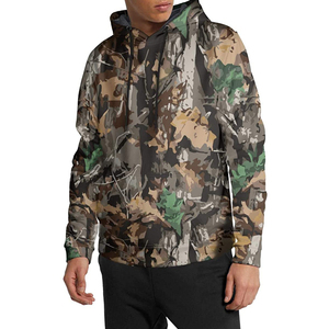Sudadera con Capucha de Camuflaje para Hombre, Corte Regular, Informal, para Otoño, con Bolsillo Delantero, Estampado por Sublimación - Product Image 2