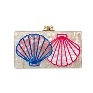 Pochette de soirée moderne de luxe pour femmes, accessoire de mode en résine et cristal - Product Image 6