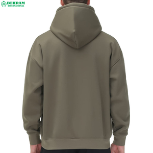 Best quality <b>Men's</b> Blocking <b>Pullover</b> Raglan Sleeve Knitted Cotton Casual Autumn with Pocket Regular Fit Hoodies & Sweatshirts - Product Image 2