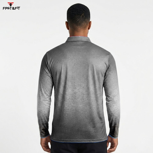 Camisas de Pesca de Manga Larga para Hombre, Impermeables, Resistentes al Viento, de Secado Rápido, Transpirables, Antibacterianas, Anti-UV UPF 50, 100% Poliéster Digital - Product Image 3