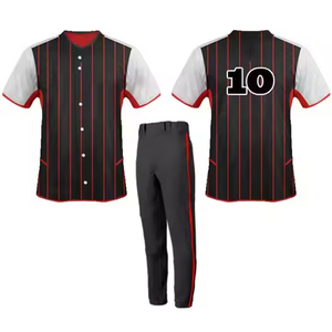 Sports Wear Customized Baseball Uniform Team Wear Baseball Uniform New Arrival Baseball Uniform - Product Image 2
