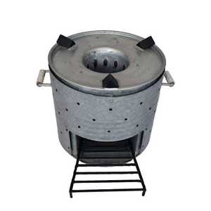 Parrilla de Carbón de Acero Inoxidable con Rejilla Extraíble - Product Image 1