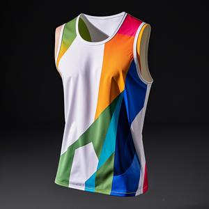 Camiseta sin mangas de alta calidad para hombre, ligera y transpirable, para entrenamiento en el gimnasio - Product Image 3