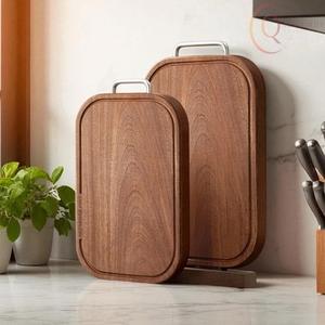 Tabla de Cortar Rectangular de Madera con Bordes Lisos, Tamaño Cómodo para Cortar y Servir Fácilmente - Product Image 4