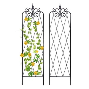 En tendencia: Estructura de hierro hecha a mano para jardín, ideal para patios de casas rurales y soporte vertical para plantas, tamaño y forma personalizables. - Product Image 1