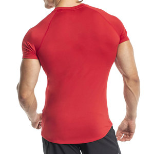 Wholesale Plus Size Men's Gym T-<b>Shirts</b>-Latest Design Solid Color New Arrival <b>100</b>% <b>Polyester</b> Eco-Friendly Quick Dry - Product Image 2