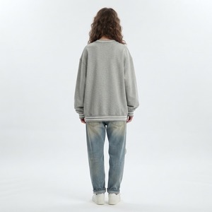 HAWK EYE SPORTS Sudadera con Capucha de Forro Polar para Mujer, Estilo Urbano, Otoño/Invierno, Color Sólido, Cuello Redondo, Hombros Caídos, Transpirable, Sin Forro, Tejido de 360 Gramos - Product Image 3