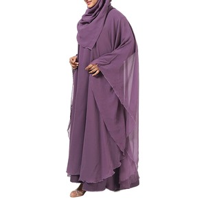 Robe Abaya Turque Modeste Faite Main en Polyester, Longueur Ras du Sol, Respirante et Infroissable, Vente en Gros Direct Fabricant - Product Image 4
