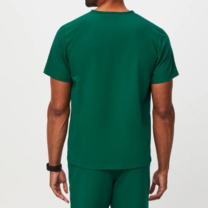 OEM Custom Athletic Nursing Scrubs Uniforms <b>Set</b> Unisex Eco-Friendly Spandex <b>Doctor</b> Scrub <b>Sets</b> for Hospital Use - Product Image 3