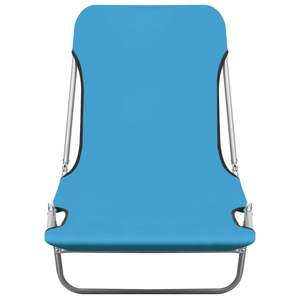 Set di 2 Lettini Prendisole Blu Premium per Esterni, Comfort e Stile - Product Image 3