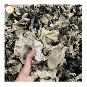 Tiras de Hongo Negro Seco al por Mayor, Champiñones Desmenuzados para Suministro Industrial de Alimentos - Product Image 1