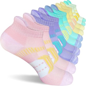 Men's Ankle <b>Socks</b> Breathable Knitted Sports Geometric Pattern White Gray <b>Black</b> Summer Wear - Product Image 2