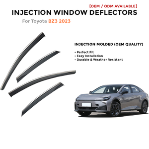 Deflector de coche para Toyota BZ3 2023, protector contra sol y lluvia, visera de ventana inyectada - Product Image 2