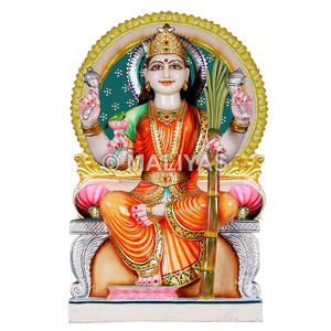 Raj Rajeshwari Mata Murti en marbre de Makrana |   Idole de la déesse Devi en marbre de qualité supérieure - MALIYAS - Product Image 1