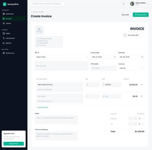 Plataforma de Gestión de Facturas MAC: Crear, Administrar, Enviar, Seguir, Organizar Facturas, Pagos, Informes, Recordatorios Automatizados - Product Image 3