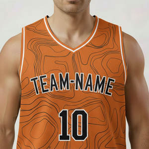 Ensemble de maillots de basket-ball unisexes pour adultes, nouveau design, respirant, sublimation personnalisée, maillot de basket-ball international - Product Image 4