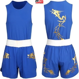 Direct Factory Boxing Uniform Set for Men Custom Printed Jersey Shorts with Professional Athletic Fit - Product Image 1