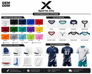 Maillots de volley-ball personnalisés pour équipe, X Sports City, imprimés par sublimation, 100% polyester respirant, séchage rapide, col rond, fermeture à cordon - Product Image 3