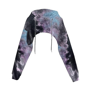 Sudaderas con Capucha Cortas de Diseño Personalizado para Invierno, con Logotipo Frontal, Alta Calidad, Transpirables, Anti-Pilling, Precio Económico para Mujer - Product Image 1