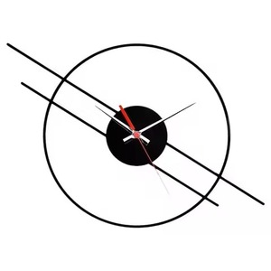 Blue Color Art Deco Wall <b>Clock</b> with Quartz Movement Needle Display Silent Sweep Movement 65 CM for Home Living Room Bedroom - Product Image 4