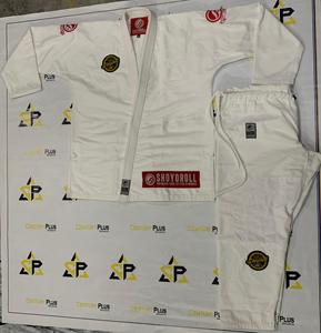 Kimono Retro Shoyorol Batch 71 para Competición, Blanco, el Más Vendido, Conjunto de Jiu-Jitsu Brasileño GI para Adultos y Niños, Unisex CP-JJ-08 - Product Image 1