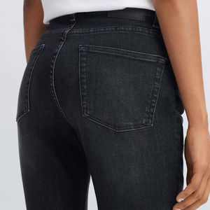 Jeans Ecológicos de Invierno para Mujer, Diseño OEM Personalizado al por Mayor, Cintura Alta, Corte Recto, Ajuste Regular, Transpirables, Estilo Vintage 2026 - Product Image 5