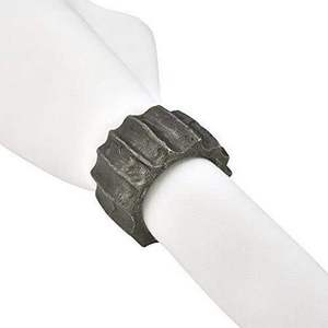 Anillo de Servilleta Metálico Clásico, Ideal para la Decoración de Mesas de Comedor de Hoteles, con Acabado Duradero y Apariencia Elegante - Product Image 1