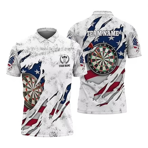 Cheap Uniform Custom Quick Dry Sublimation Men Jerseys Professional Sportswear <b>Darts</b> Wear Polyester <b>Dart</b> Shirts - Product Image 3