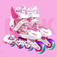 Chaussures à roulettes lumineuses à 4 roues pour adultes, vente en gros, chaussures de roller à vendre en gros