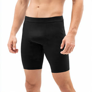 กางเกงขาสั้นลายพรางแบบรัดรูปสำหรับผู้ชาย กางเกงออกกำลังกายแบบซับลิเมชั่น กางเกงวิ่งลายพรางสองชั้นสำหรับผู้ชาย - Product Image 5