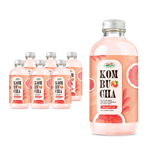 Lemon Ginger Kombucha Tea Beverage 500ml Glass Bottle 18 Months <b>Shelf</b> Life Healthy Sparkling <b>Drink</b> Contract Manufacturing Export - Product Image 2