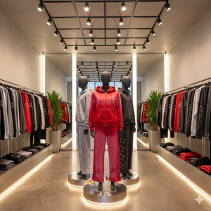 Ensemble de survêtement Ranzia Crystal Edge  Ensemble Ranzia Full-Face Spark  Ensemble Ranzia Distress & Shine  Ensemble Ranzia Eco Drip Rhinestone - Product Image 1