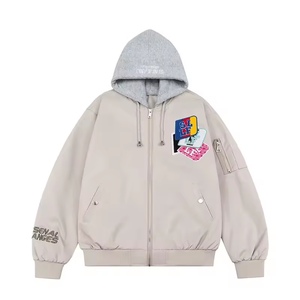 ผ้าฝ้ายออร์แกนิกที่ระบายอากาศได้ดี – ของขวัญส่วนตัวสำหรับผู้ชาย – เสื้อแจ็คเก็ตบอมเบอร์อเนกประสงค์สำหรับฤดูใบไม้ผลิและฤดูร้อน - Product Image 4