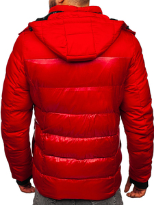 Fashion Men Puffer <b>Jacket</b> with Modern <b>Quilted</b> <b>Pattern</b> Comfortable Fit for Winter Streetwear Collection - Product Image 5