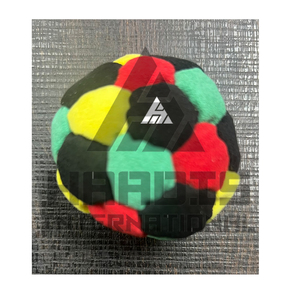 Haadis International HI-HSB-0012 Footbag <b>Hacky</b> <b>Sack</b> Custom Logo Filling Sand/Plastic Beads Wholesale Synthetic Suede Footbag - Product Image 5